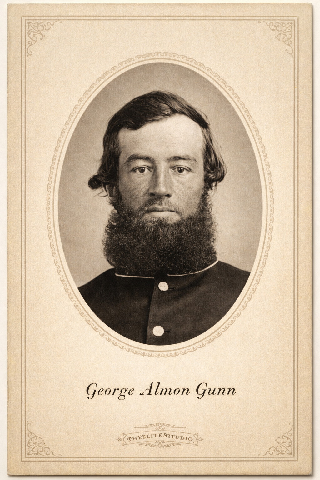 George Almon Gunn, cabinet card portrait